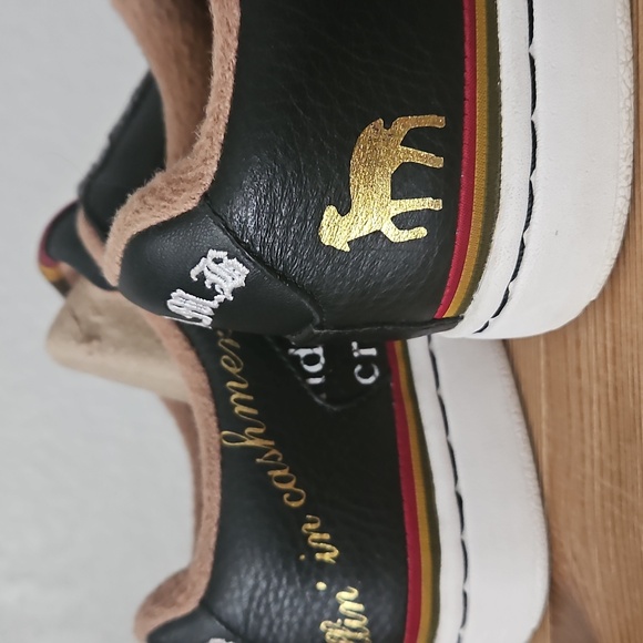 L.A.M.B. Gwen Stefani Y2K Rolling In Cashmere Black Shoes 7.5 Royal Elastics EUC - Picture 5 of 14